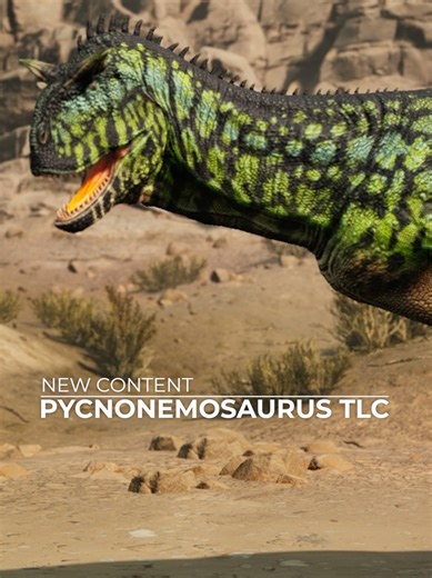 We have just released the Pycnonemosaurus TLC! Try out the updated bull-headed battering ram today, and take advantage of its new abilities. Check out this ability overview vid for all the details! Restart your game and play it now in Path of Titans! #pathoftitans #pycnonemosaurus #dinosaurs