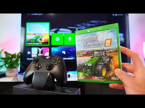 Farming Simulator 19- XBOX ONE POV Gameplay Test, Unboxing, Impression