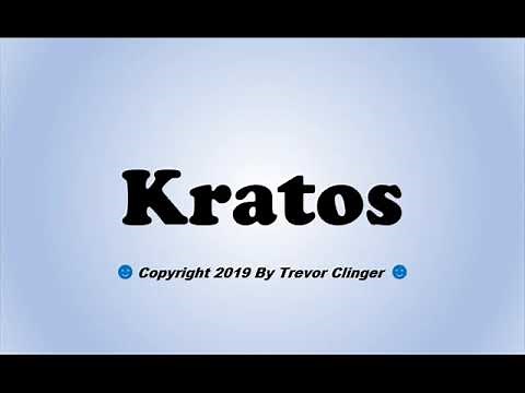 How To Pronounce Kratos (God Of War)