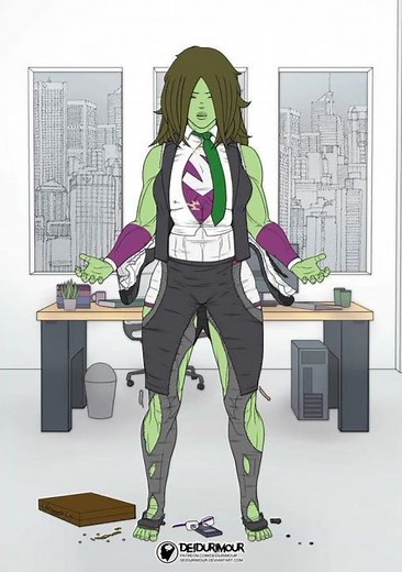 She hulk transformation (reupload video)