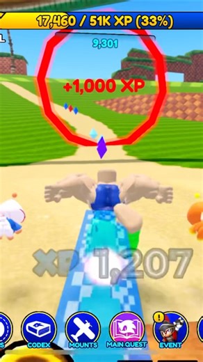 Roblox Mega Noob in Sonic speed Simulator #roblox #robloxshorts #meganoob #sonicroblox #robloxstory