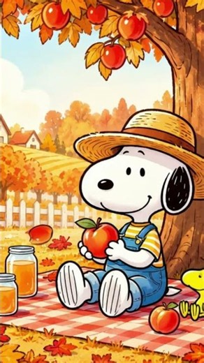 Snoopy's Autumn Greenhouse 🍂 Cozy Lofi Beats to Study, Relax & Unwind