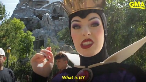 This Evil Queen in Disneyland is absolutely killing it