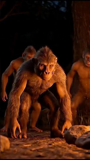 1-Min Story: Brave Caveman Discovers Art 🎨#epic discovery #creative caveman #brave caveman #movie