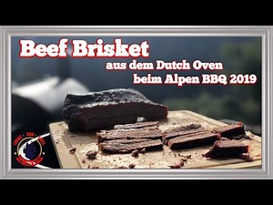 Beef brisket from the Dutch oven at Alpen BBQ/Madrisa Alm [Dutch oven recipe] |The BBQ Bear |