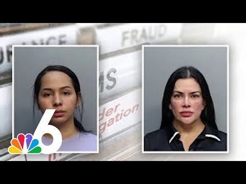 Women accused of insurance fraud after staged crash