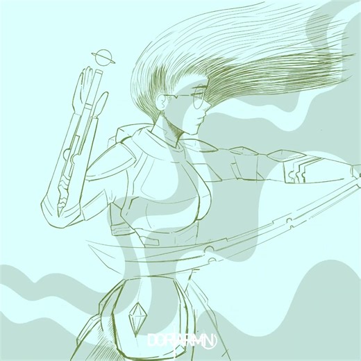 G cyborg(redraw) #drawing #art #digitalart #illustration #cyborg