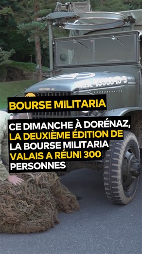 🥾🔫La bourse Militaria Valais vivait sa deuxième édition ce dimanche à Dorénaz. Le militaria est un terme qui réunit les objets de collection en lien avec le domaine militaire. Une vingtaine d’exposants et plus de 300 passionnés étaient présents, en quête de bonnes affaires pour agrandir leur collection.🎖🧳 #MilitariaValais #CollectionMilitaire #valais #wallis | Canal9