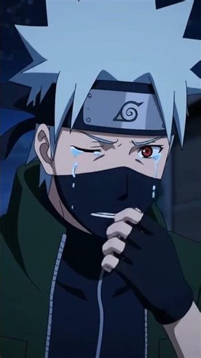 when kakashi crying