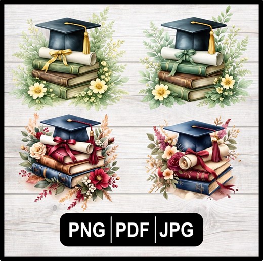 Graduation Shirt PNG Bundle | Class of 2026 Senior Designs | Cricut Cut Files PNG | Grad Cap & Diploma Clipart Commercial Use - Etsy