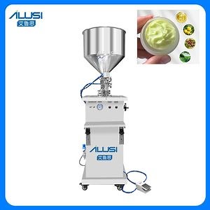 [Hot Item] Semi Auto Liquid Soap Filling Machine Lotion Ointment Thick Paste Piston Filling Cream Filler