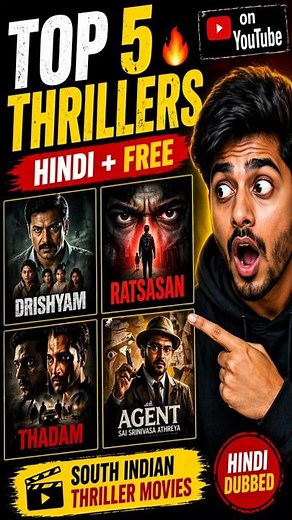 Mind-Bending South Indian Thrillers (Hindi Dubbed) - Free Full Movies! 🔥