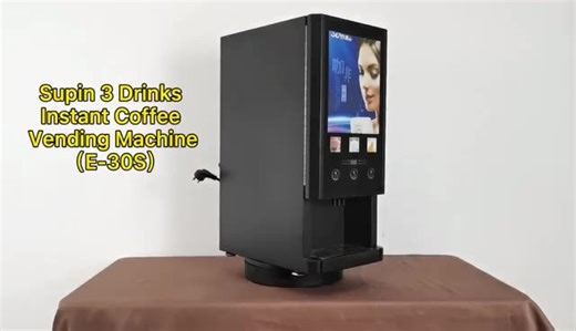 E-30S Instant Coffee Vending Machine Fully Automatic Milk Tea Vending Machine