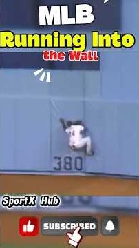 MLB Running Into the Wall! part 1 #mlb #baseball #mlbhighlights