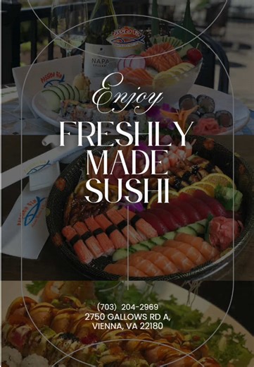 Fresh cuts. Bold flavors. Sushi made to impress 👀🍣 From clean sashimi cuts to beautifully crafted rolls, every bite is made fresh and hits just right. If you’re craving sushi that looks as good as it tastes — this is your sign ✨ 🍣 Made fresh, every day 📍 Vienna, VA #passionfin #sushitok #freshsushi #sushilovers #asianbistro