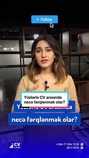 ATS sisteminə uyğun CV sizi digər namizədlərdən önə çıxarır. ATS sistemindən yüksək xalla keçməsinə qarantiya veririk! #işvar #vakansiya #vakansiyabaki #cvhazırlanması #cvhazırlama #vakansiya💸💸 #karyera #tələbələr