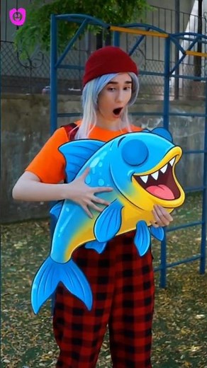 A fish song | Nursery Rhymes & Kids Songs | BachaBola #kidslearning #babyshorts