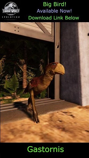 BIG BIRD! - Gastornis - Download Link Included - JWE Mods - #shorts