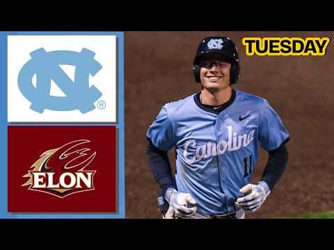 Elon vs #8 North Carolina Baseball Highlights | College Baseball Highlights 2026
