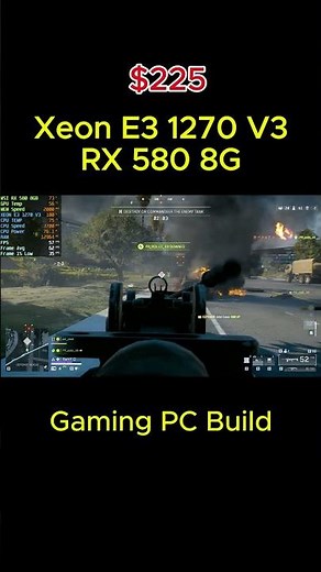 Xeon E3 1270 V3 & RX 580 Gaming PC Build