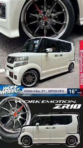 【日系小箱王改裝】HONDA N-BOX JF1 登場！ #automobile #workwheels #祥記膠輪 #racing #輪圈改裝