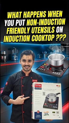 Induction Cooktop Test: Wrong Utensils = What Happens???