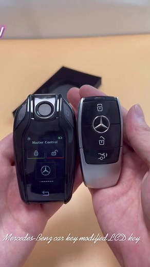Custom Liquid Crystal Mercedes-Benz Car Keys | Mercedes LCD Key DIY