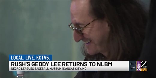 Geddy Lee returns to the Negro Leagues Baseball Museum