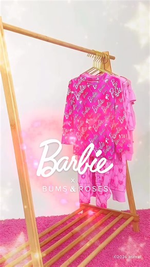 Bums & Roses | Bamboo Baby + Kids Clothing on Instagram: "📞 Hey @barbie… this collection IS AVAILABLE 💖✨ The Barbie™ x Bums & Roses exclusive collection just dropped & it’s featuring iconic prints, playful pinks, and buttery-soft bamboo you all will actually love wearing. ⭐ Limited quantities. ⭐ Big nostalgia. ⭐ Zero compromises. Shop exclusively at bumsandroses.com"