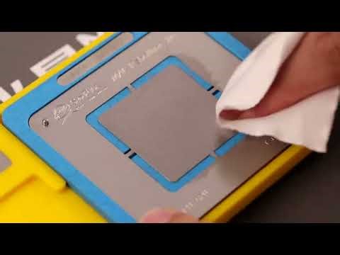 Reballing Graphics Card Chip