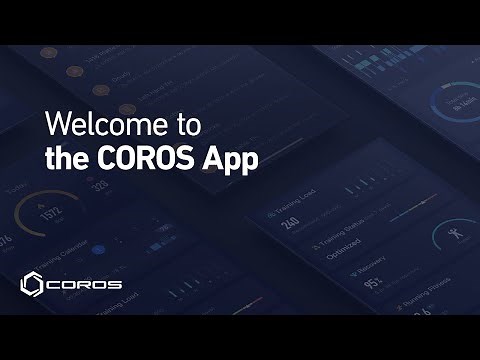 Welcome to the COROS App