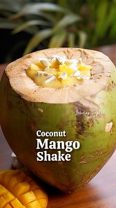 Coconut Mango Shake 🌟 Vegan Mango Shake 😬✨ Ingredients 1. Coconut Water 2. Coconut Malai 3. Mangoes 4. Honey (or any sweetener) (optional) Follow @lakshay.singhal01 ❤️ #mangoshake #coconutmangoshake #veganmangoshake #vegan #lakshaysinghal #recipe #reelkarofeelkaro | Lakshay Singhal