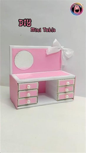 DIY Mini Table from matchbox 😱 #diy #shorts #youtubeshorts