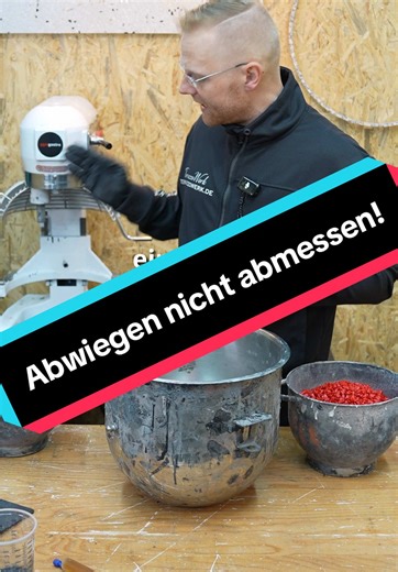 Abwiegen nicht abmessen! #beton #terrazzo #handwerk #terrazzo #rezept