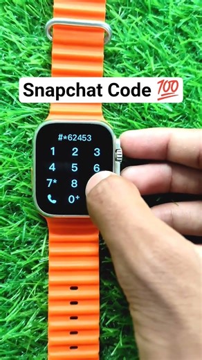 T800|T900 ultra smartwatch me Snapchat kaise chalaye III code ll #smartwatch#ytshorts#music