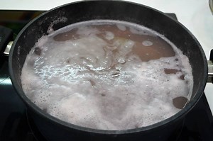 Alubias caparronas con sus sacramentos