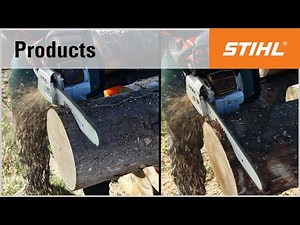 The STIHL Tuning Kit − bar, chain, chain sprocket