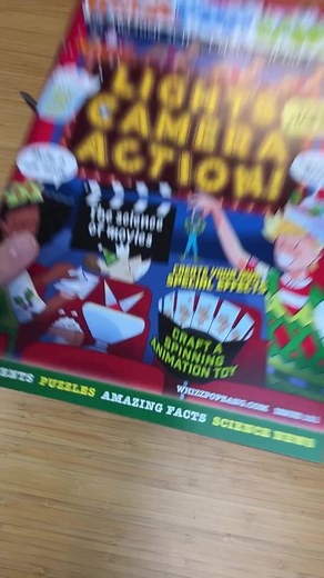 Make your own zoetrope with Whizz Pop Bang! This fun snip-out activity is from issue 101: LIGHTS, CAMERA, ACTION! and is sure to inspire some budding film-makers! Sign up by the 17th December to get this issue as the first of your subscription! www.whizzpopbang.com/subscribe #diyanimation #kidstoys #zoetrope | Whizz Pop Bang