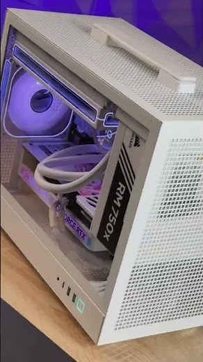 DEEPCOOL CH160 PLUS FULLWHITE ASTHETIC PC BUILD | I5-14600KF x RTX 5060Ti #sunnyhitechquan10