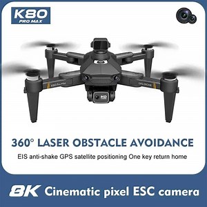 [Hot Item] K80 PRO Max Long Range Fpv RC 8K Drone with Camera and GPS