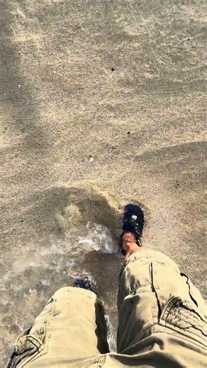 Walking Through the Crystal Clear Sea at Porthcurno Beach, Cornwall 🌊☀️ please like and subscribe