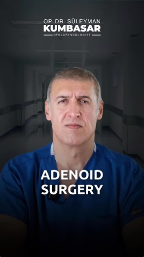 Op. Dr. Süleyman Kumbasar on Instagram: "Adenoid Surgery: A Critical Step for Your Child's Sleep and Development! 🛑 If your child's nose is blocked, their sleep is blocked too! Nighttime snoring, sleeping with the mouth open, or frequent waking can be signs of adenoid enlargement. ⚠️ Op. Dr. Süleyman Kumbasar explains: Why Should Adenoids Be Removed? 👇 Although the adenoid is part of the immune system, when it enlarges, it blocks the airway and starts harming your child. This leads to problems