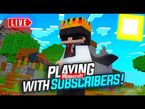 Chilling With Subs| Minecraft Mods / MCPE / Reactions | #minecraftlive