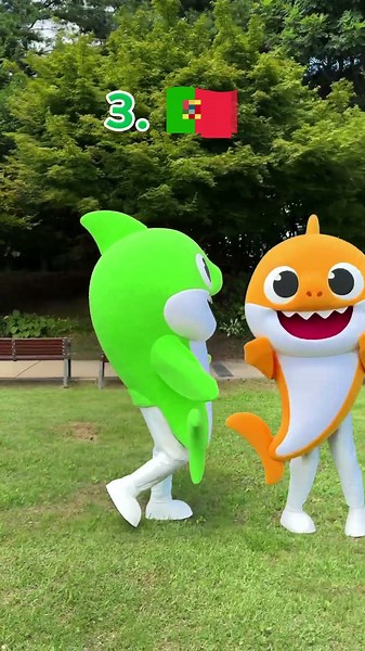 아기상어! 알록달록 언어천재로 변신!💛💚💙 #아기상어 #변신 #BabyShark
