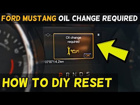 Mustang Oil Change Required Reset - How To DIY