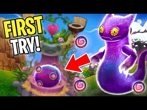 HOW TO BREED GHAZT FIRST TRY IN MY SINGING MONSTERS!