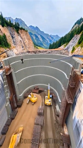 Engineering as Fine Art 🏗️✨ #shorts #construction #engineering #timelapse