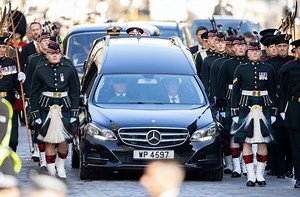 Queen Elizabeth II's Hearse Was a Custom Mercedes-Benz E-Class
