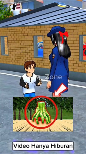 Yuta Zombie Bhoot Monster Lie Police | Sakura School Simulator Ding Dong #shorts #viral