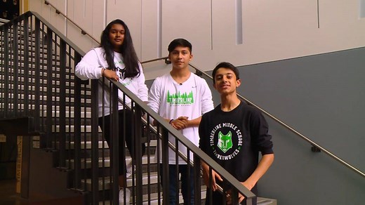 Welcome to the pack! Three Timberline Middle School students share what they like about their new school: large, writeable desks and walls, space to socialize with friends, and classrooms for electives like robotics and foods. Join us on Saturday, October 12 for our Community Open House from 11 a.m. - 2 p.m. Learn more: bit.ly/TMSUpdates | Lake Washington School District